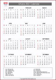 2021 Holiday Calendar Ghana Ghana 2021 Holidays