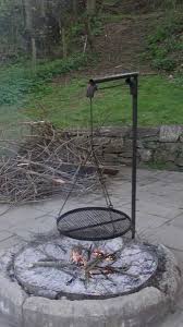 Stainless adjustable fire pit bbq cooking grates grilling. Hanging Fire Pit Grill Pasteurinstituteindia Com