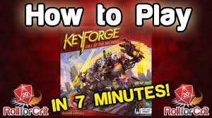 If so, forge one key. How To Play Keyforge Roll For Crit Youtube