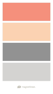 We did not find results for: Coral Peach Classic Gray And Color Palette Custom Color Palette Created At Magnetstreet Com Room Wall Colors Peach Bedroom Room Colors