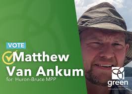 Matthew Van Ankum GPO Candidate for Huron-Bruce