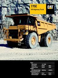 2001 cat 307c, cab ac, long arm, std boom, new 18 rubber tracks, 95% u/c, county owed and maintained, ready for work. Caterpillar 775e Specifications Aehq5457 11 2001 Pdf Automatic Transmission Transmission Mechanics