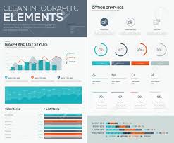 graphs and pie charts for infographic data visualization