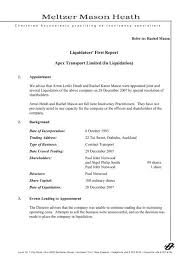 Maybe you would like to learn more about one of these? First Report Apex Transport Limited Meltzer Mason Heath