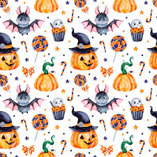 Snapping a cute pic of your halloween costume? Cute Halloween Watercolor Seamless Pattern Background With Pumpkins Stock Photo Picture And Royalty Free Image Image 118653062