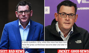 The press conference has concluded. Daniel Andrews Covid 19 Conspiracy Theory Goes Wild On Twitter Daily Mail Online