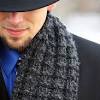 This stylish and free men's knit cowl pattern is written to be made on circular 6 mm knitting needles and worsted weight yarn. 1