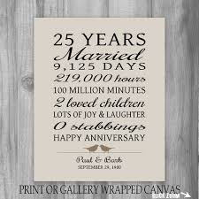 25 Year Anniversary Gift 25th Anniversary Art Print Etsy 25 Year Anniversary Gift 25th Anniversary Gifts Personalized Anniversary Gifts