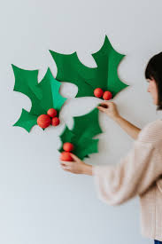 Diy A Christmas Paper Wall Decor Christmas Decor Diy Xmas Crafts Christmas Crafts Diy