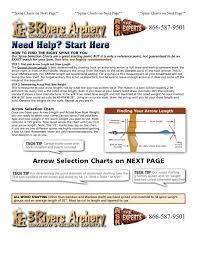 arrow spine charts three rivers archery