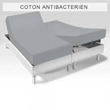 Découvrez les offres de la catégorie drap housse trois suisses gersey coton, draps de lit avec prixmoinscher Drap Housse Sommier Articule Coton Sanitized Tertio Gris 3 Suisses
