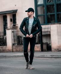 Grey jeans, corduroy jacket, and black chelsea boots. Boda Skins Jacket With Common Projects Chelsea Boots Outfit Your Average Guy