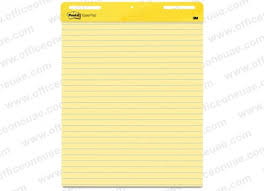 3m Post It Self Stick Easel Pad 561 25 X 30 Inches Line Ruled 30