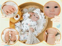 Muñecas realistas de bebé recién nacido, muñecas de 50.8 cm de vinilo suave  con accesorios u caja de regalo, para niños mayores de 3 años :  Amazon.com.mx: Juguetes y Juegos