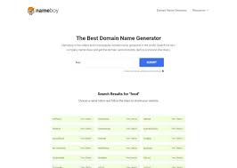 Some examples of what it has generated: Best 18 Domain Name Generators Get Domain Name Ideas Instantly