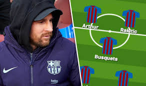 Good luck 🤞 barcelona ✊. Barcelona Team News Predicted Barcelona Line Up Vs Rayo Vallecano Football Sport Express Co Uk