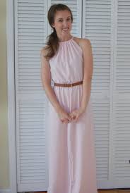 Maxi Dress Blush Pink Cotton Knit Etsy Light Pink Maxi Dress Dresses Maxi Dress