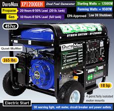 When running on gasoline, this machine generates up to 12,000 surge watts and 9,500. Propane Powered Generator Reviews For The Home Chainsaw Journal
