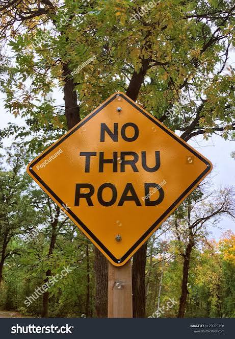 No Thru Road Outdoor Street Sign Stock Photo 1179029758 | Shutterstock