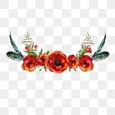 Red Flower Red Flower Crown Red Crown Png Transparent Clipart Image And Psd File For Free Download Red Flower Crown Flower Graphic Crown Png