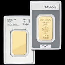 1 Unze Goldbarren Heraeus 1 Unze Goldbarren Heraeus Barren Von Heraeus Goldbarren Gold Home Goldsilbershop De