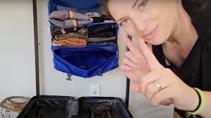 World's first collapsible suitcase that turns into a mobile closet