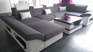 Stoff Wohnlandschaft Enzo Sofa Design Sitzgruppe Ecksofas
