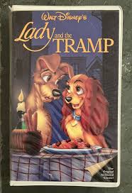 Rare Vintage 1987 Lady and the Tramp Disney VHS Black Diamond Classic One  Owner | eBay