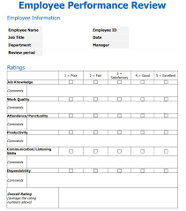Most, if not all, self evaluation examples were made with all these factors. The Perfect Employee Evaluation Form Templates How To