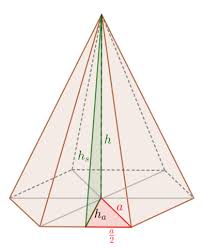 Berechnungen bei einer geraden, regelmäßigen (oder regulären) pyramide. Wie Berechne Ich Hs Von Einer Sechseck Pyramide Schule Mathe