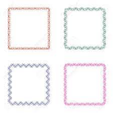 Plow the inlay groove next to the rounded edge. Set Of Four Square Frames Cute Simple Design For The Decoration Royalty Free Cliparts Vectors And Stock Illustration Image 38733055