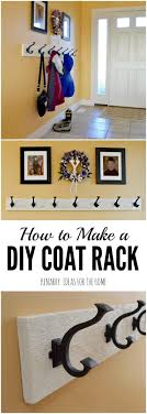 Watch our installation video here. Diy Coat Rack An Easy Wall Mounted Idea With Hooks