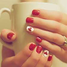 Another unique design you can try out is this owl one. 37 Super Easy Nail Design Ideas For Short Nails Heart Nail Designs Valentines Nails Nails