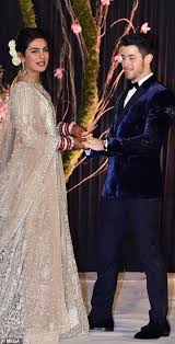 Who is nick jonas' wife? Priyanka Chopra Celebrates Wedding To Nick Jonas At Reception Celebrities Celebrity Weddings Priyanka Chopra Wedding
