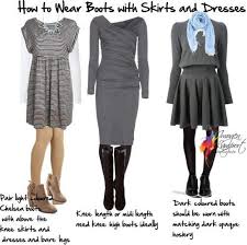 What Shoes To Wear With Skirts And Dresses In Winter Fashion Skirts With Boots Winter Dresses