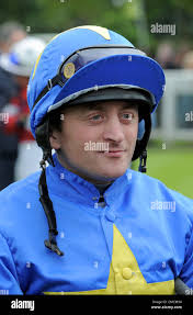 PAUL QUINN JOCKEY BEVERLEY RACECOURSE BEVERLEY ENGLAND 17 July 2012 Stock  Photo