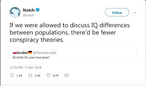 What ' s the real name of notch in minecraft? Professorblacktruth Auf Twitter These Tweets Come From Notch Real Name Markus Persson He Created Minecraft And Sold It To Microsoft For 2 5 Billion Nowadays He Posts Nothing But White Male Victim Nonsense