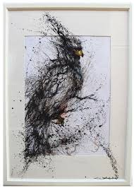 Eagle Epic Style Splatter Art Eagle Painting Art
