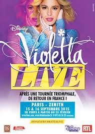 Retrouve tous tes héros disney. La Tournee Violetta Est De Retour En France En Septembre 2015