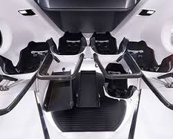 Elon musk's concept space vehicle completes a test flight but then destroys itself in flames. Step Inside Crew Dragon Spacex Reveals Interior Of Crewed Space Capsule Collectspace Spacex Spacex Dragon Space Launch