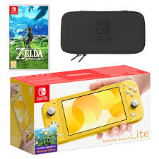 Nintendo Switch Lite Yellow The Legend Of Zelda Breath Of The Wild Pack Nintendo Official Uk Store