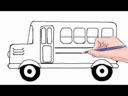 In this video i will walk you step by step through the drawing techniques you will need to crea. How To Draw A School Bus Easy Step By Step Youtube