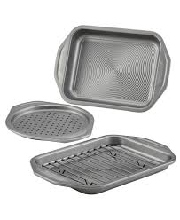 Circulon Total Nonstick Toaster Oven Personal Pizza Pan 4 Pc Baking Set Reviews Bakeware Kitchen Macy S Toaster Oven Bakeware Oven Bakeware Bakeware Set