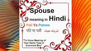 Electrons are like spouses in monogamous countries; Spouse Meaning In Hindi Hindi Family Relations