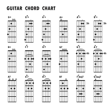 Guitar Chords Chart Design Vector 04 Free Download