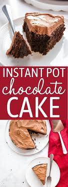 This Easy Instant Pot Chocolate Cake Is Ultra Moist And Chocolatey With The Perfect Ten In 2021 Dessert Recipes Easy Best Chocolate Desserts Doctored Cake Mix Recipes