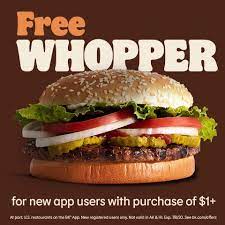 All you have to do is get a receipt from a burger king that has a survey box on the back. Burger King You Get The App And We Ll Get You The Free Facebook