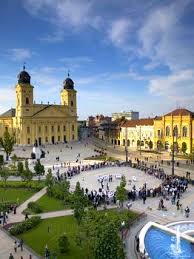 Kalvin Ter Square Debrecen Hungary Ungarn Tschechien Kroatien
