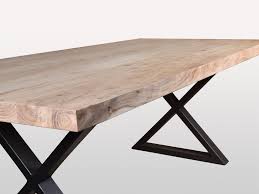 The arrangement for a single diner is called a place setting. Tao Dining Table With Metal Legs X Kif Kif Import