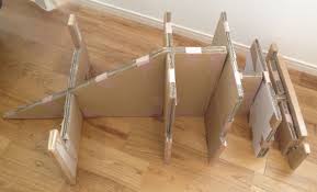 図面 段ボール滑り台 土台 ダンボールクラフト 段ボール 手作りおもちゃ